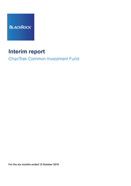 Interim Report Charitrak Common Investment Fund