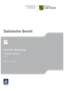 Endgültige Ergebnisse Zur Bundestagswahl 2013