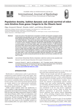 Population Density, Habitat Dynamic And