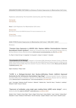 Transient Gene Expression in HEK293 Cells