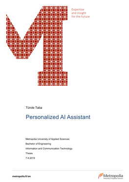 Personalized AI Assistant