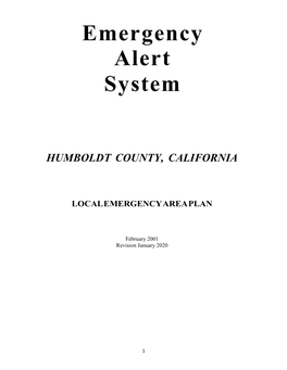 Emergency Alert System