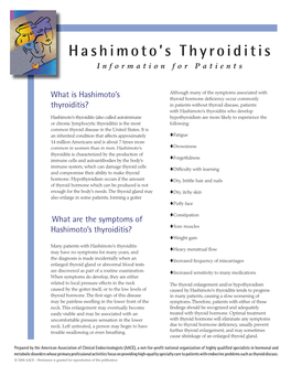 Hashimoto's Thyroiditis