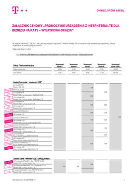 Promocyjne Urządzenia Z Internetem Lte Dla Biznesu Na Raty – Wyjątkowa Okazja”