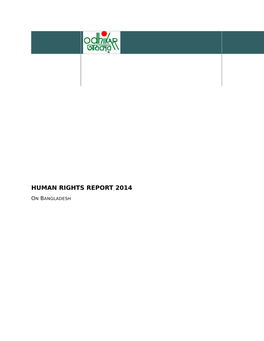 ANNUAL HUMAN RIGHTS REPORT 2014 CONTENTS Contents
