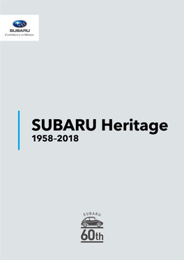 SUBARU Heritage 1958–2018