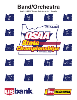 2018 OSAA Band-Orchestra Program