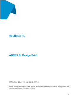 ANNEX B: Design Brief