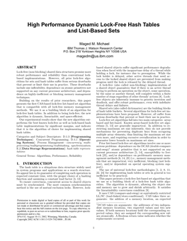 High Performance Dynamic Lock-Free Hash Tables and List-Based Sets