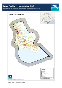 Hamworthy East Produced by the Corporate Research and GIS Teams – Mar 2016