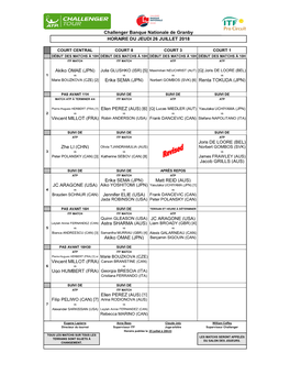 Horaire 26 Juillet- Revised