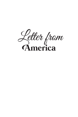 Interior Letter from America.Indd