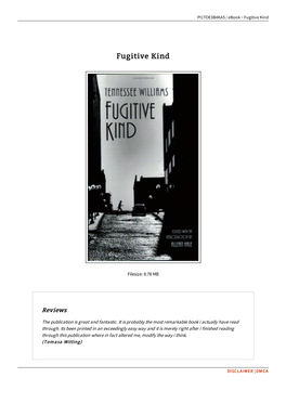 Download PDF // Fugitive Kind # XEV1PM3CHQCO