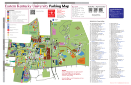 Eastern Kentucky University Parking Map Routes Maroon 1 and Gray 2 Mon