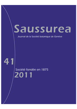 Saussurea No 41