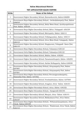 Salem Educational District