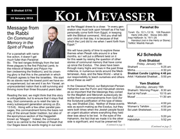 Kol Mevasser