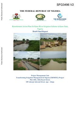 Kano River Irrigation Scheme Project Area