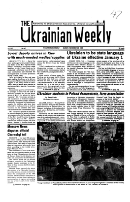 The Ukrainian Weekly 1989