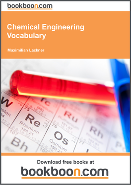 Chemical Engineering Vocabulary