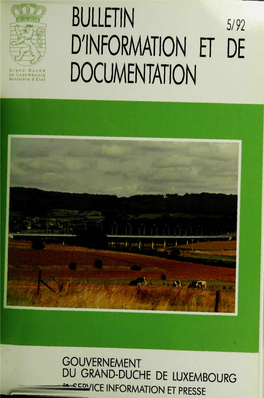 Bulletin D'information Et De Documentation