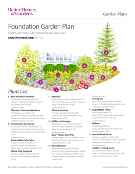 Foundation Garden Plan a Colorful Alternative to the Standard All-Green Landscape