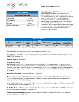 T7 DNA Polymerase