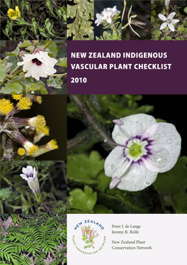 New Zealand Indigenous Vascular Plant Checklist 2010