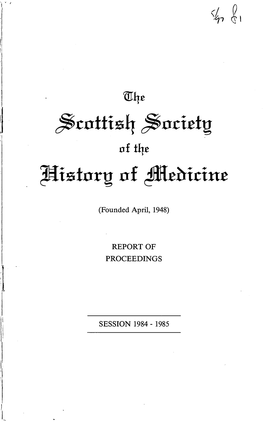 Proceedings of 1984-85