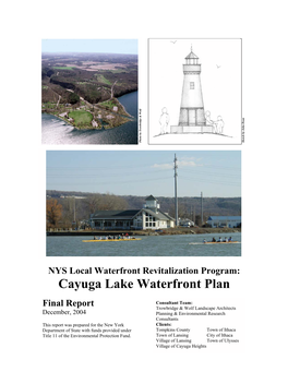 Cayuga Lake Waterfront Plan