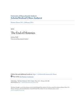 The End of Histories