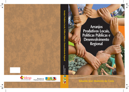 Arranjos Produtivos Locais, Políticas Públicas E Desenvolvimento Regional