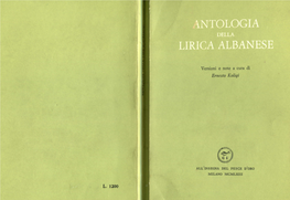 \Ntologia Lirica Albanese