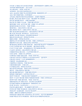 Table of Contents