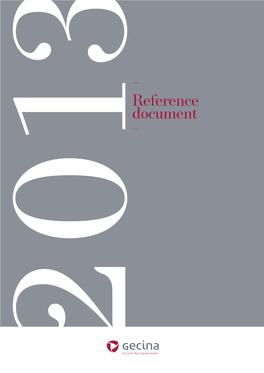Reference Document 2013