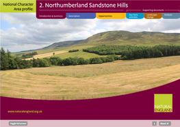 2. Northumberland Sandstone Hills Area Profile: Supporting Documents