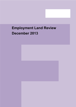 Employment Land Review December 2013