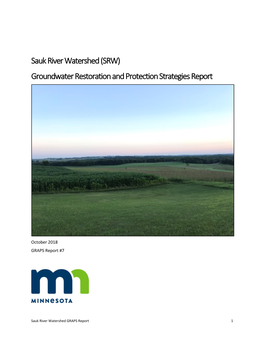 Sauk River Watershed Groundwater Restoration and Protection Strategies Report