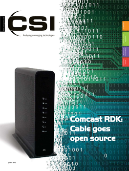 Comcast RDK: Cable Goes Open Source