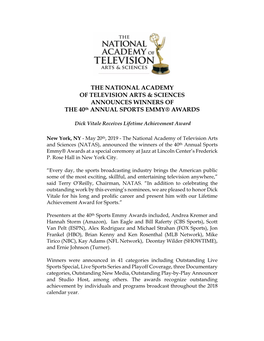 The National Academy of Television Arts & Sciences