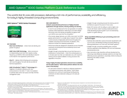 AMD&gt;Opteron™&gt;6000&gt;Series&gt;Platform&gt;Quick
