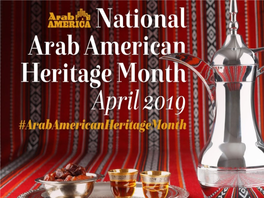 2019Arabamericanheritage.Pdf