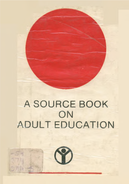 A Source Book on Adult Education a Source Book on Adult Education