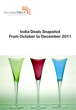 RBSA India Deals Snapshot October to December 2011