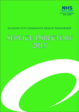 Glasgow CHP Service Directory 2015