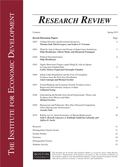 Research Review
