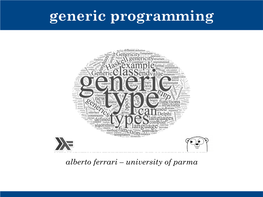 Generic Programming