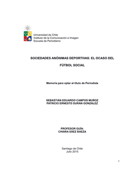 Sociedades Anónimas Deportivas: El Ocaso Del