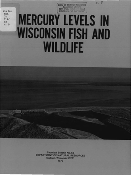 Mercury Levels in Wisconsin Fish and Wildlife