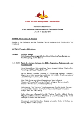 Conference Program